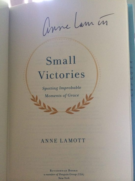 Signed Anne Lamott book