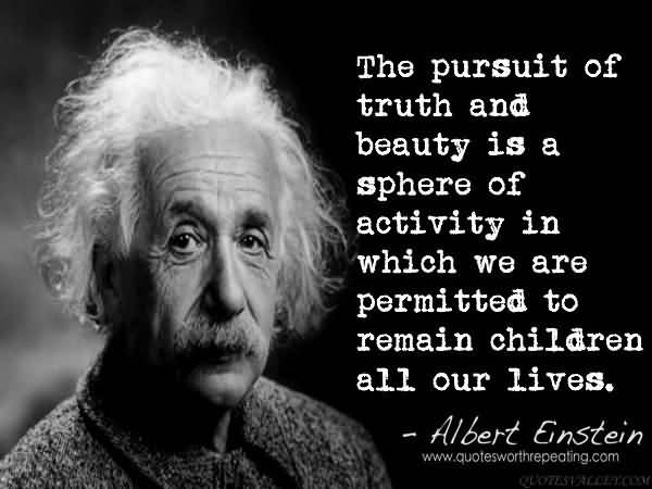 beauty and truth einstein
